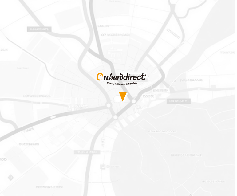 Map showing Orchard Direct office location